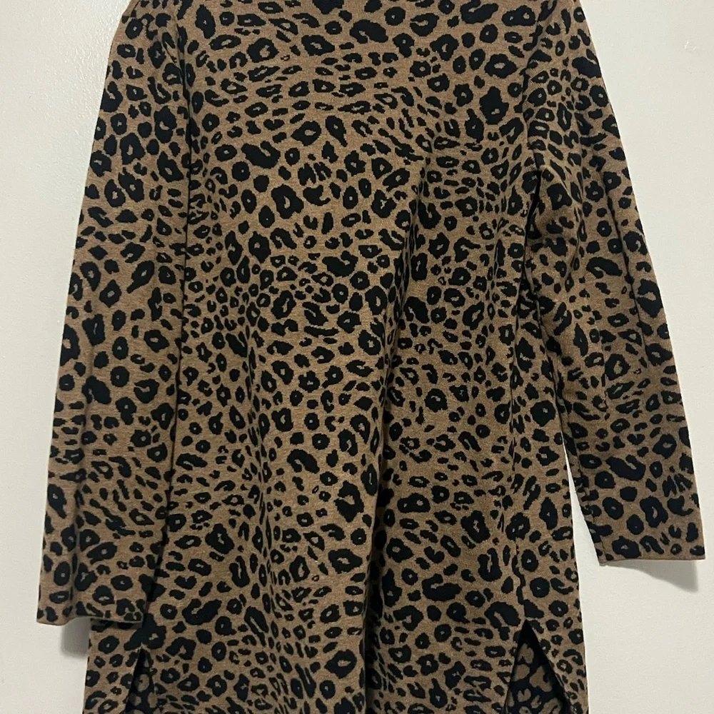 Ruby Rd. Animal Print Cardigan - Picture 2 of 3